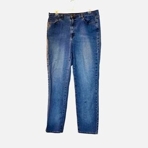 Venezia Women's Jeans Plus Size 22W Tall Stretch Cotton No Holes